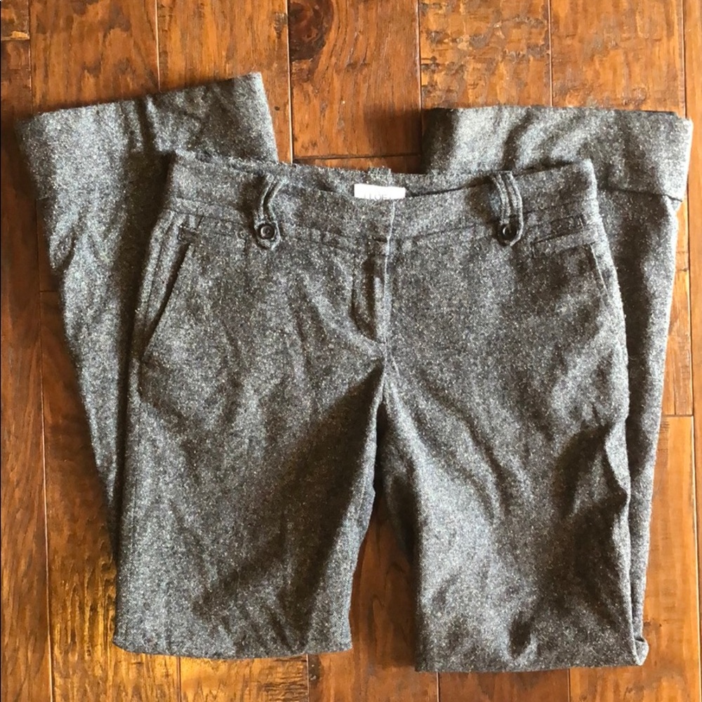 Loft black/white tweed trousers